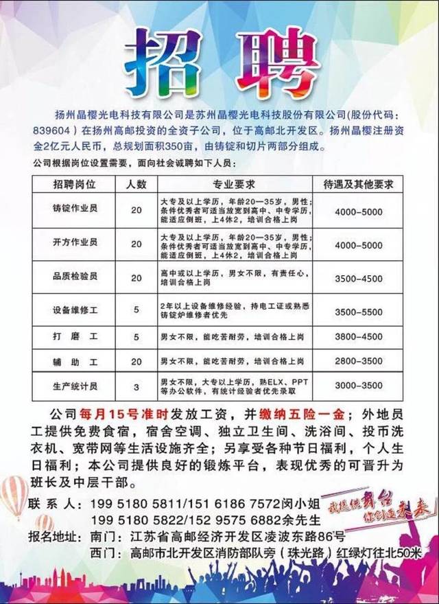 航埠招工最新招聘信息，开启职业新篇章